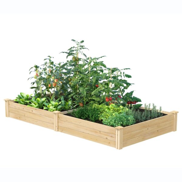 Cedar 4ft x 8ft x 10.5in Raised Garden Bed - Made in USA - Image 5