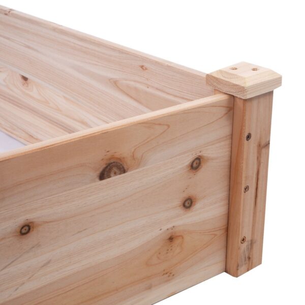 Solid Cedar Wood 8 ft x 2 ft Raised Garden Bed Planter - Image 2