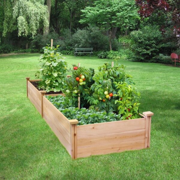 2 ft x 8 ft Cedar Wood Raised Garden Bed - Made in USA - Image 3