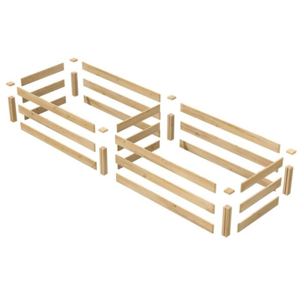 2 ft x 8 ft Cedar Wood Raised Garden Bed - Made in USA - Image 4