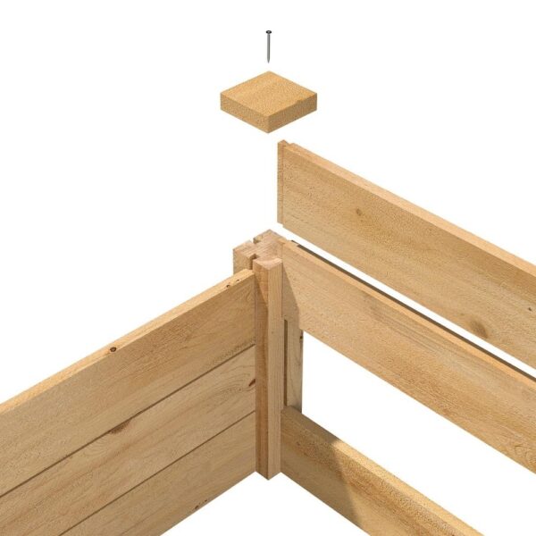 2 ft x 8 ft Cedar Wood Raised Garden Bed - Made in USA - Image 5
