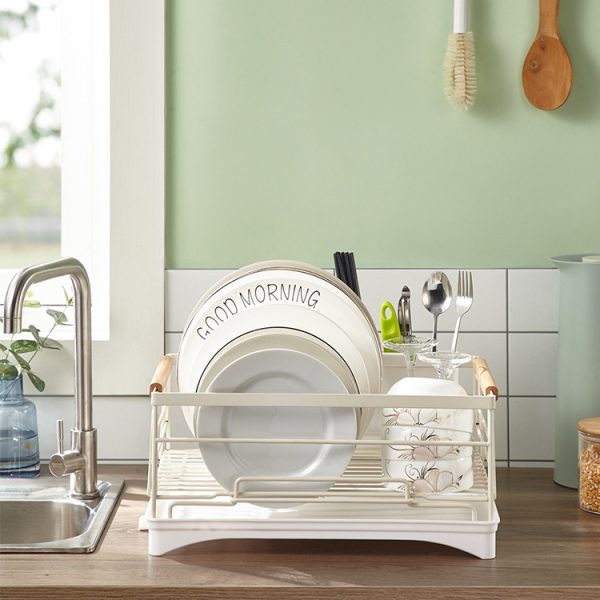 Kitchen Stainless Steel Beech Dish Rack - Image 2