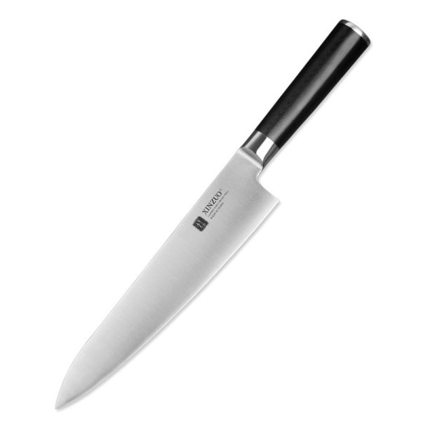 440C Composite Steel Butcher Knife Japanese Style Sashimi Salmon Knife - Image 2