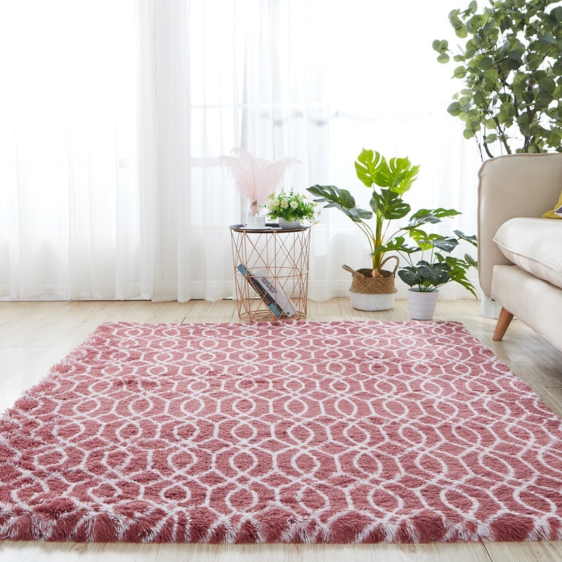 Plush Tie-dye Gradient Color Carpet - Image 9