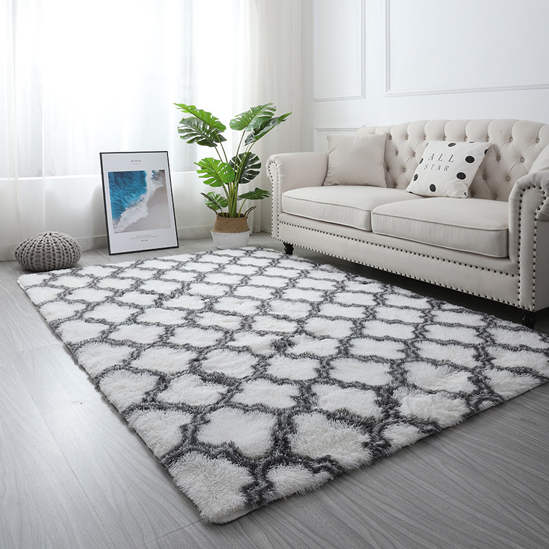 Plush Tie-dye Gradient Color Carpet - Image 8