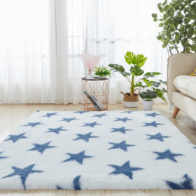 Plush Tie-dye Gradient Color Carpet - Image 6