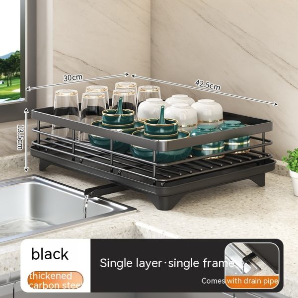 Kitchen Storage Rack Dish Storage Household - Image 4