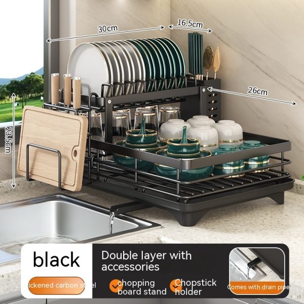 Kitchen Storage Rack Dish Storage Household - Image 7