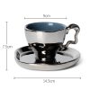 Ins Silver Electroplated Ceramic Mug Lovers' High Face Value - Image 6