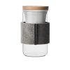 Heat-resistant Borosilicate Glass Tea Cup Office Filter Flower Felt Cup Cover Heat Insulation - Image 3