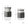 Heat-resistant Borosilicate Glass Tea Cup Office Filter Flower Felt Cup Cover Heat Insulation - Image 9
