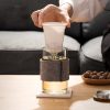 Heat-resistant Borosilicate Glass Tea Cup Office Filter Flower Felt Cup Cover Heat Insulation - Image 6