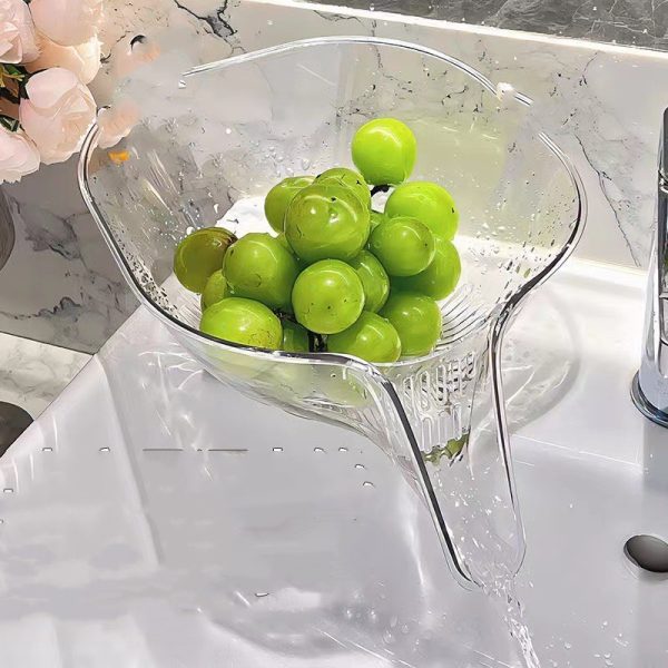 Household Self-contained Draining Taobao Dish Washing Fruit Basin - Image 5