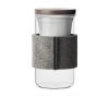Heat-resistant Borosilicate Glass Tea Cup Office Filter Flower Felt Cup Cover Heat Insulation - Image 10