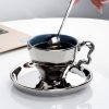 Ins Silver Electroplated Ceramic Mug Lovers' High Face Value - Image 3