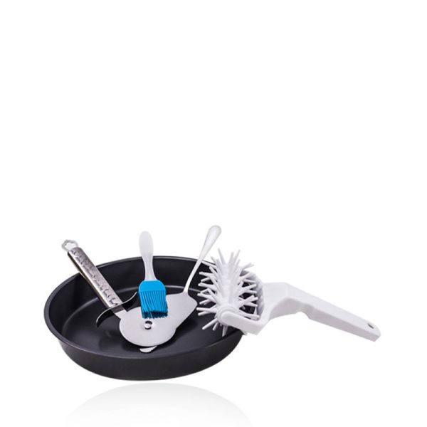 Pizza Baking Pan Knife Spatula Rolling Pin Tool Set - Image 3