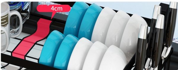 Kitchen Sink Shelf Countertop Drain Rack - Image 3