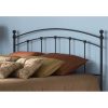 Twin size Metal Headboard in Matte Black Finish - Image 2