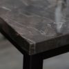 Contemporary 60 x 36 inch Dining Table With Faux Marble Top - Image 3