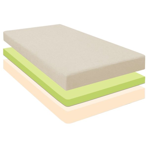 Twin size 6-inch Thick Memory Foam Mattress - Tan - Image 2