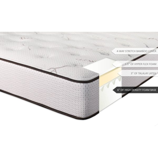 Queen 10-inch Thick Talalay Latex Foam Mattress - Made in the USA - Image 2