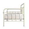 Twin size Contemporary Classic Style White Metal Daybed - Image 3