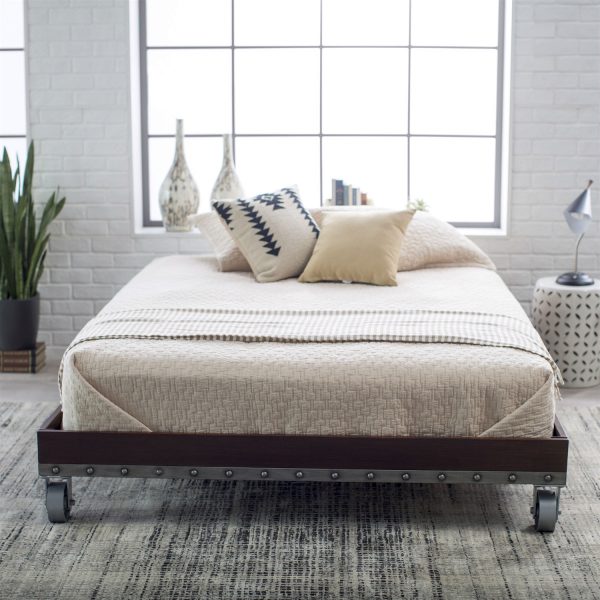 Twin size Heavy Duty Industrial Platform Bed Frame on Casters - Image 2