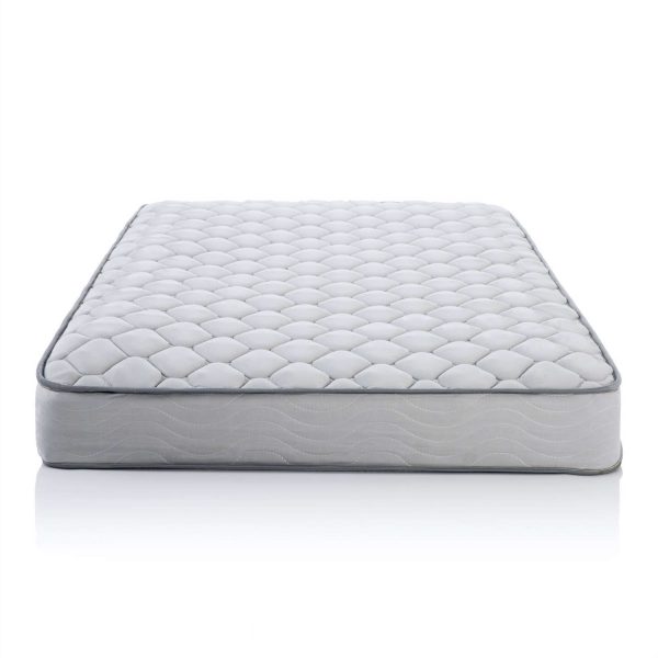 Twin size 6-inch Innerspring Coil Mattress with Quilted Cover - Medium Firm - Image 4