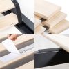 Twin Black Metal Platform Bed Frame with Wood Slats - 350 lbs Weight Capacity - Image 4