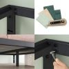 Twin Black Metal Platform Bed Frame with Wood Slats - 350 lbs Weight Capacity - Image 5