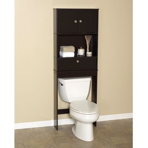 Over the Toilet Bathroom Space Saver Cabinet in Espresso - Image 2