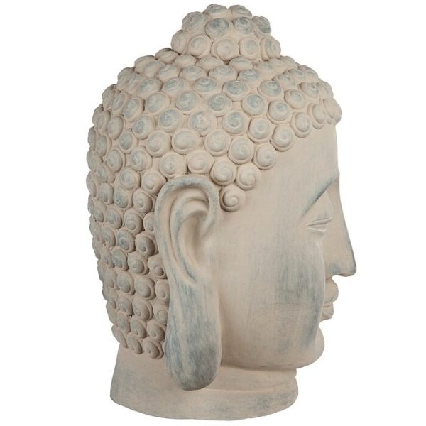 Zen Garden Outdoor Buddha Head Statue - Image 4