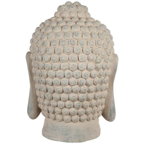 Zen Garden Outdoor Buddha Head Statue - Image 5