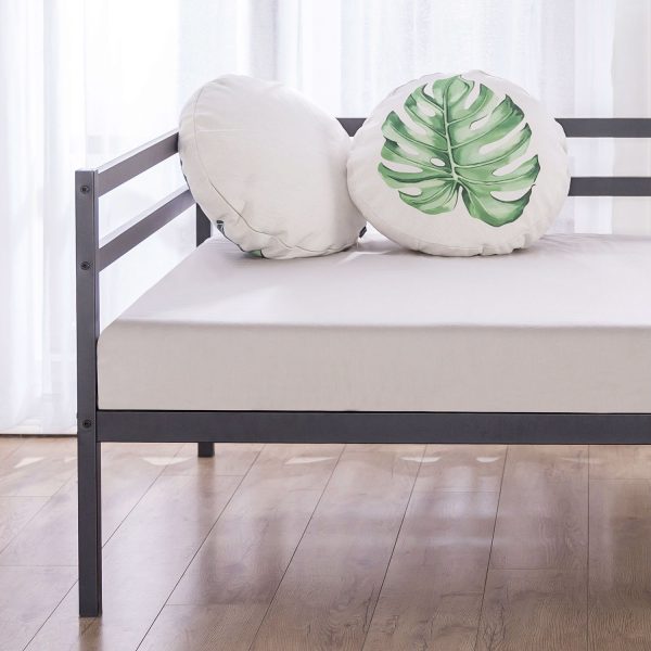 Twin size Modern Dark Grey Black Metal Daybed Frame - Image 3