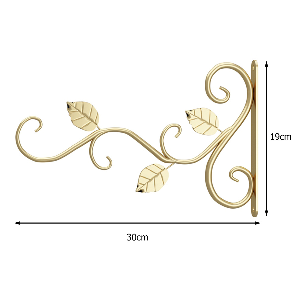 Iron Flower Wall Decoration Bracket - Image 4