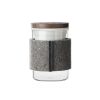 Heat-resistant Borosilicate Glass Tea Cup Office Filter Flower Felt Cup Cover Heat Insulation - Image 4