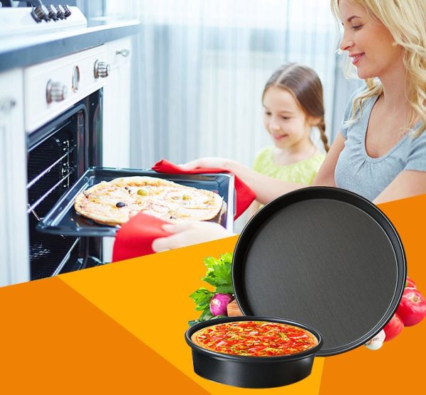 Pizza Baking Pan Knife Spatula Rolling Pin Tool Set