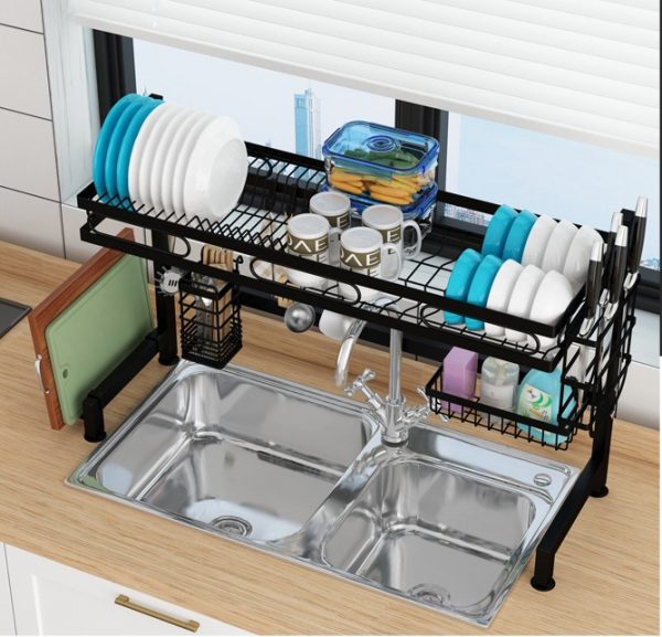 Kitchen Sink Shelf Countertop Drain Rack - Image 7