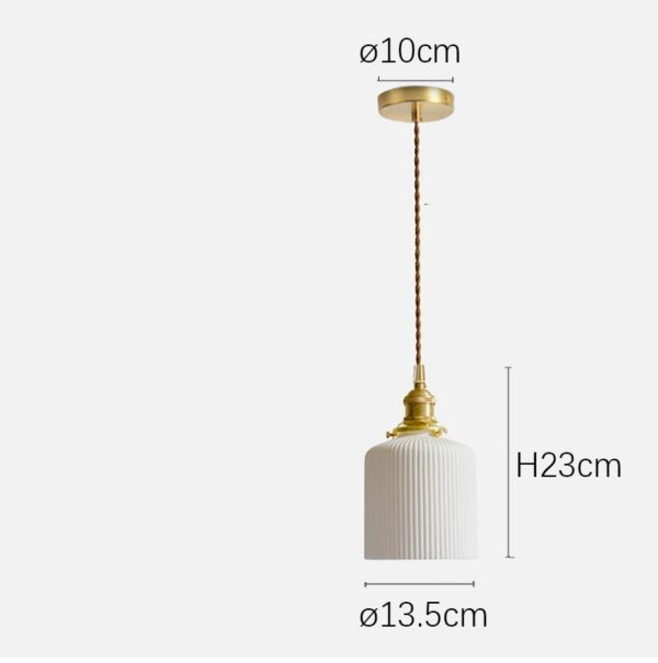 Japanese Fashion Creative Vintage Ceramic Chandelier - Image 9
