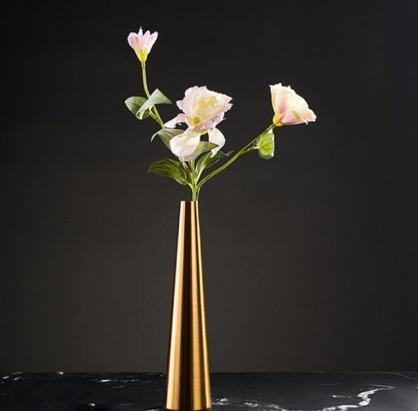 Artificial flower decoration, living room, Iron vase - Image 4