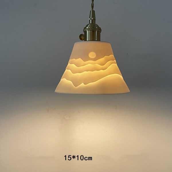 Japanese Fashion Creative Vintage Ceramic Chandelier - Image 5