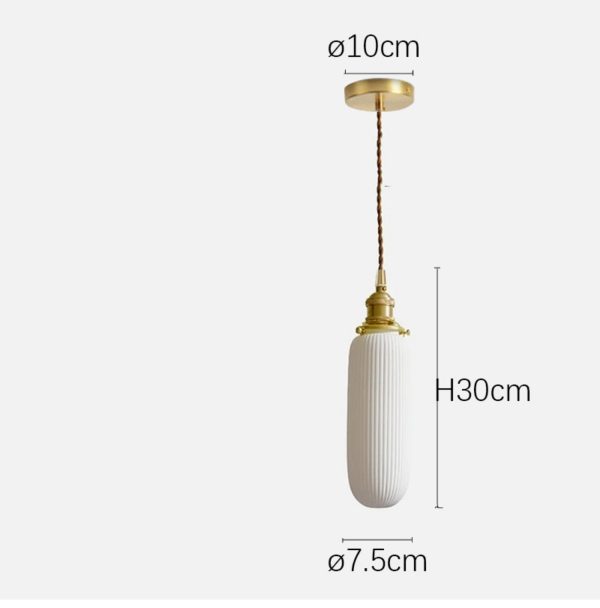 Japanese Fashion Creative Vintage Ceramic Chandelier - Image 8