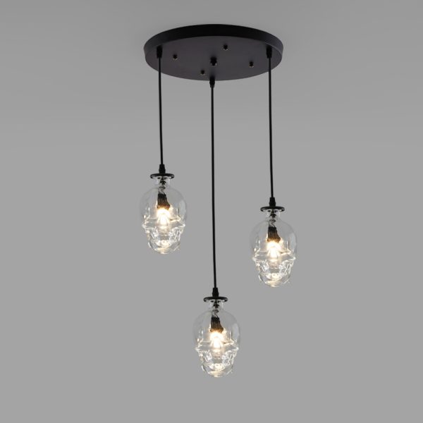 Retro Industrial Style Skull Wine Bottle Wall Lamp