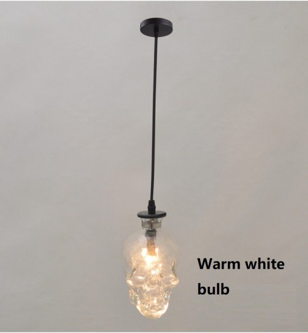 Retro Industrial Style Skull Wine Bottle Wall Lamp - Image 5