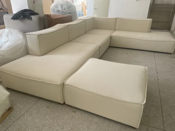 Modern Design Furniture Modular Living Room Sofa Square Catena Sofa Soft Foam Canape Carena Module Sofa Linen Fabric