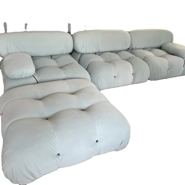 Modern Living Room Mario Sofa Leisure Modular Sofa Comfortable Durable Boucle Couch for Home Furniture Set Sectional sofa - Image 6