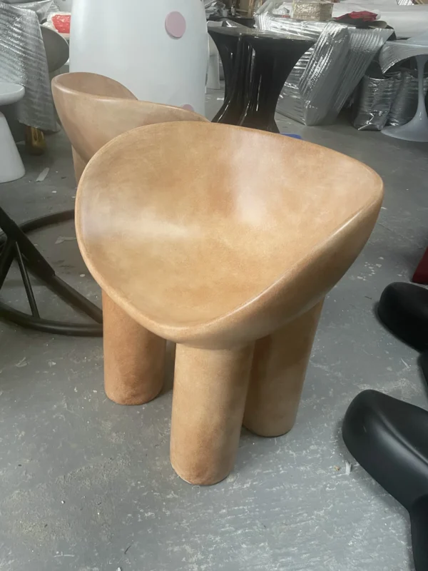 Modern dining room furniture vintage roly poly dining chair fibreglass
