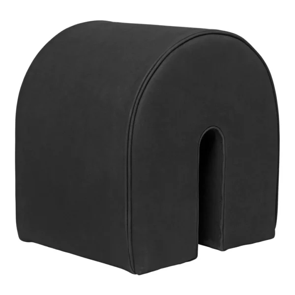 Luxury Ottoman Living Room Pouffe Best Quality Stool Velvet Ottoman Puff Curved Pouf - Image 2
