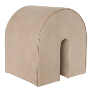 Luxury Ottoman Living Room Pouffe Best Quality Stool Velvet Ottoman Puff Curved Pouf