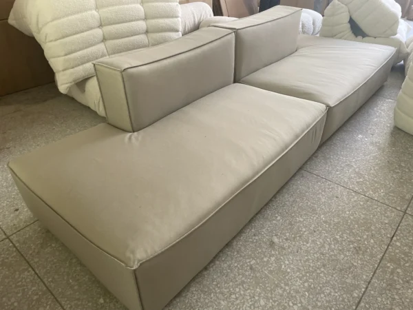 Modern Design Furniture Modular Living Room Sofa Square Catena Sofa Soft Foam Canape Carena Module Sofa Linen Fabric - Image 5